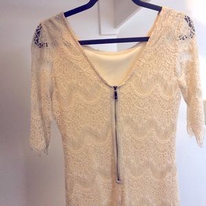 Ezra crochet lace bridal shower dress